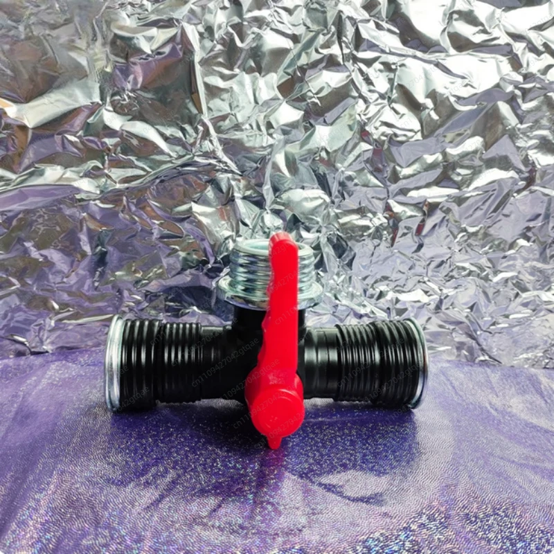 Gas Mask Switch Tee Connector Accessory Is Used To Connect Double Bottle or Double Bag Independent Switch Channel