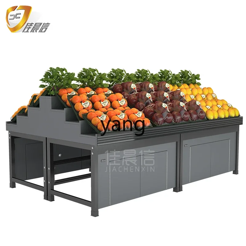 YJQ fruit display stand vegetable store fresh supermarket container steps trapezoidal commercial Nakajima Taiwan