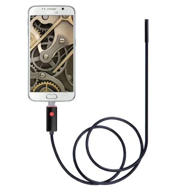 7mm HD Endoscope Camera  2 In 1 Micro USB OTG with 2m/5m/10m Cable Waterproof Inspection Borescope For Android Phone & Computer