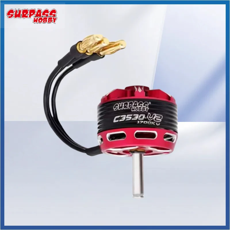 

Surpass Hobby C3530 C3536 C3542 C3542 C3548 V2 14-pole Hi-Torque Outrunner Brushless Motor For Fixed-wing Aircraft Airplane