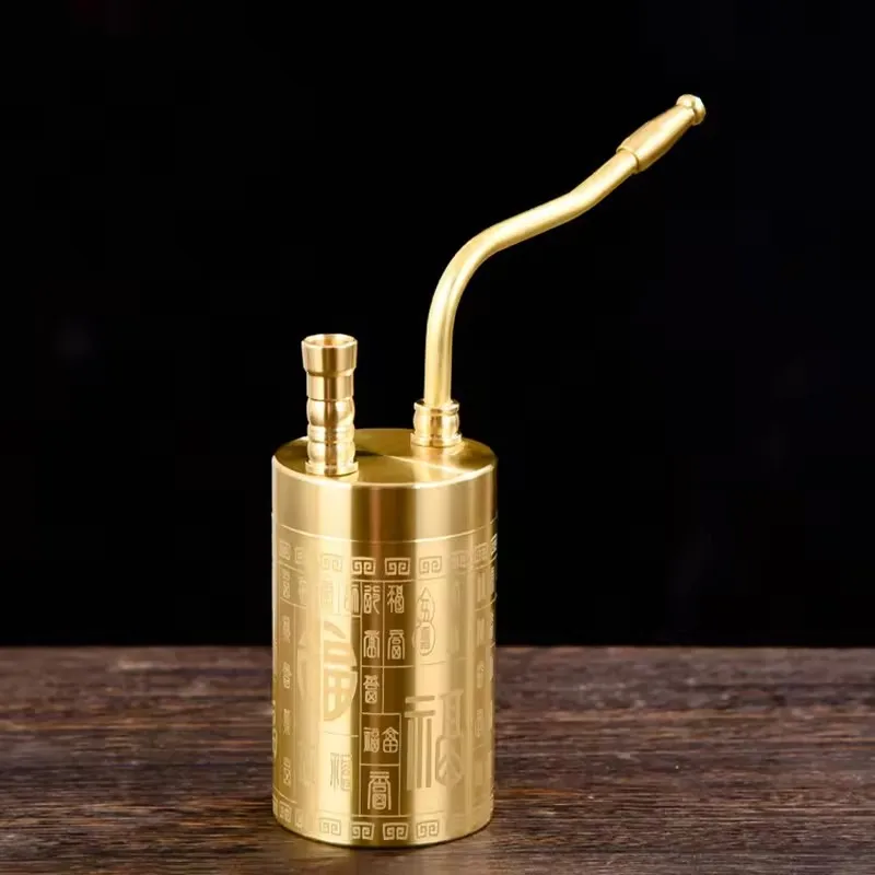 

Bronze Water Pipe Has Four Functions: Coarse, Medium, Fine, And For Tobacco And Water. It Is A Smoking Accessory For Water Pipes