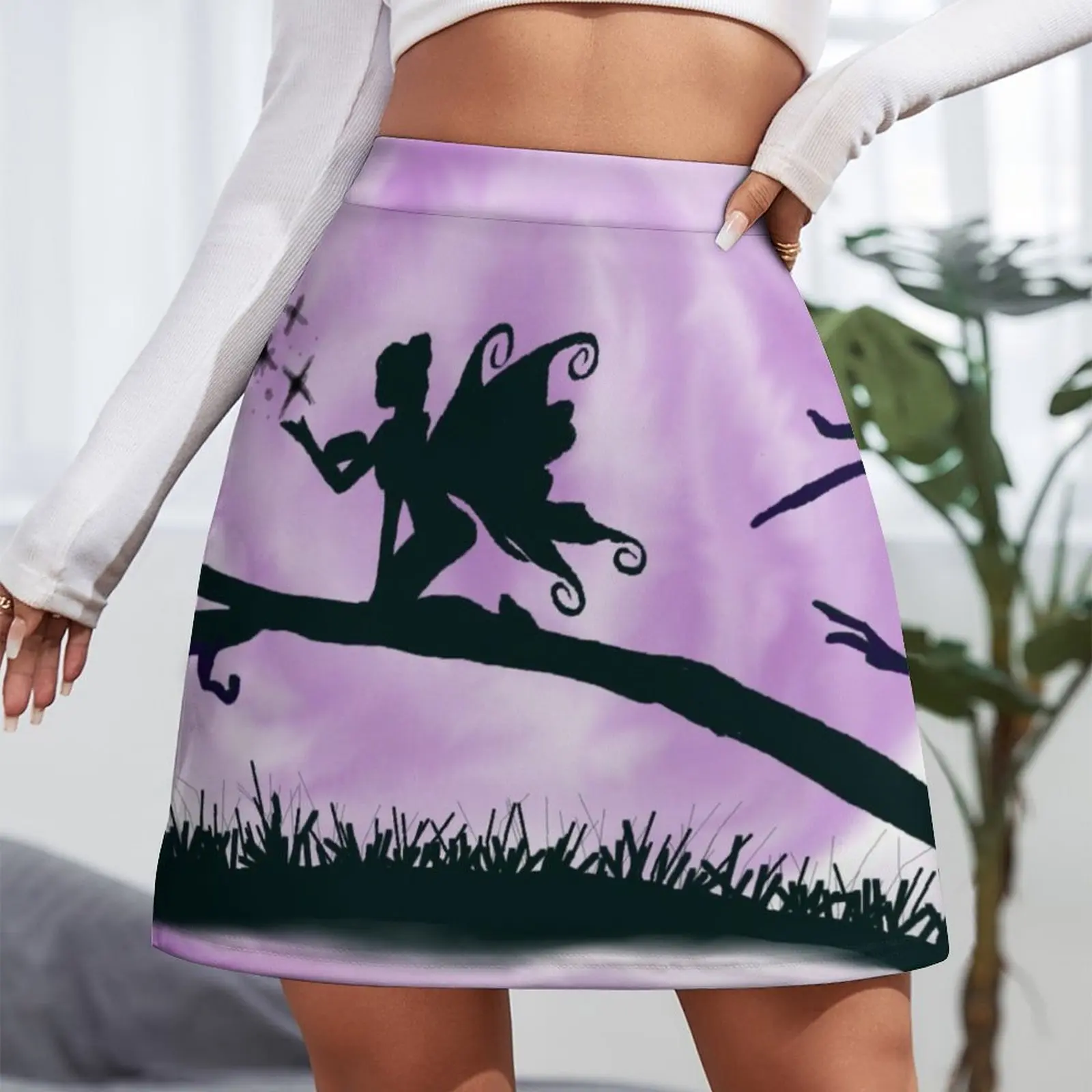 Ethereal Purple Fairy Mini Skirt women's skirt 2023 trend rave outfits for women