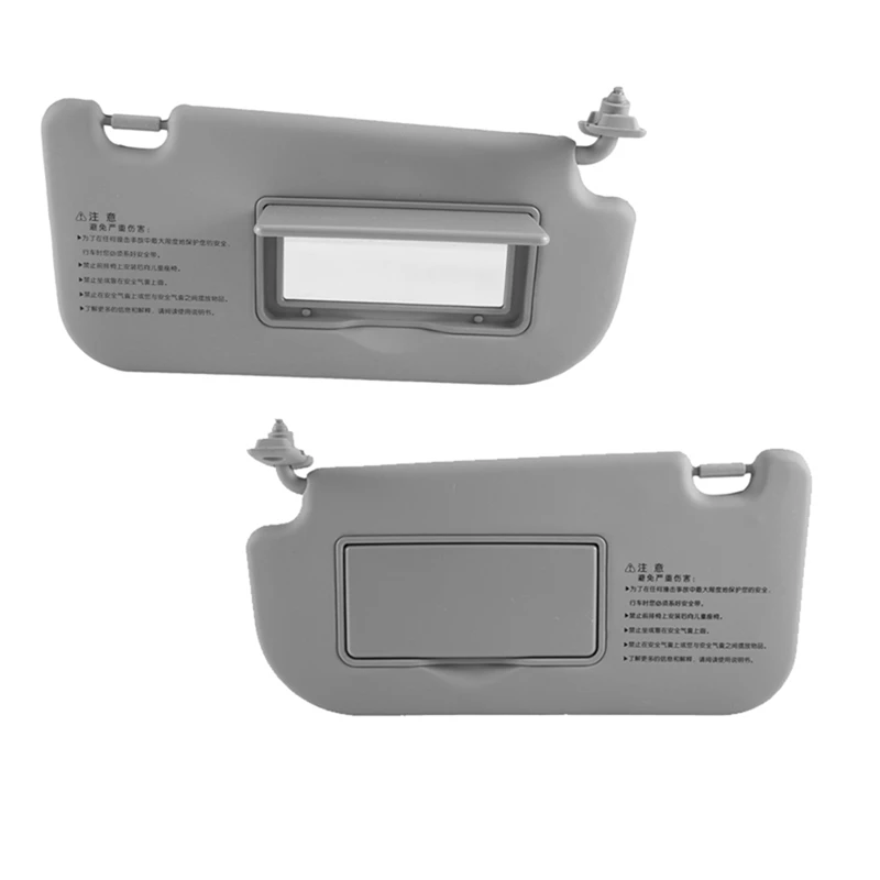 

1Pair Car Sun Visors Shades With Vanity Mirror 85202-03000 8520103000 For Kia Sportage 2004-2010 Sunvisor Makeup