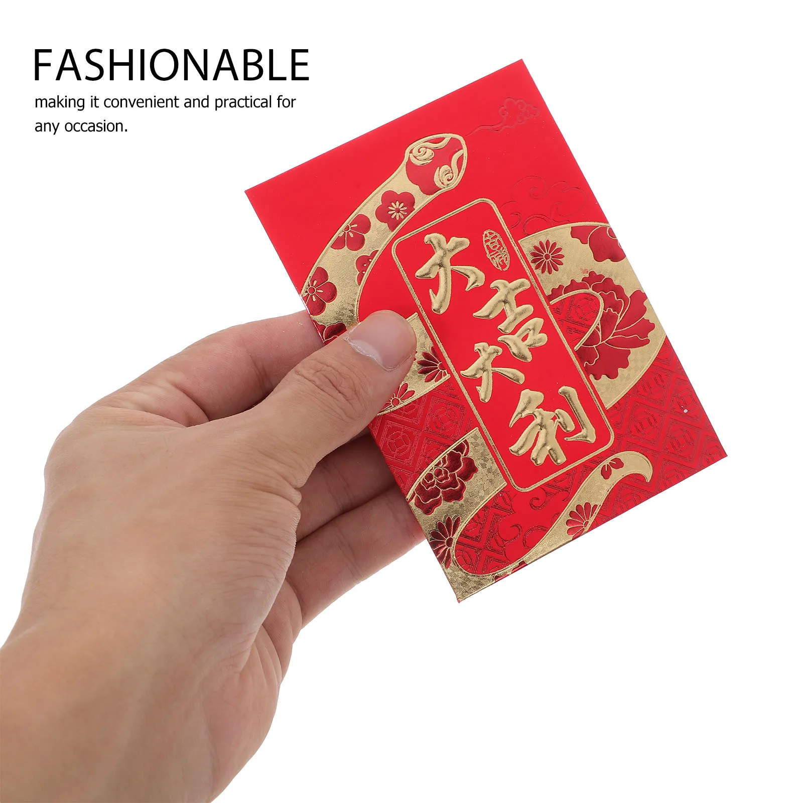 48 個の中国封筒 2025 年蛇年ラッキーマネーパケット結婚式誕生日現金封筒新年装飾用