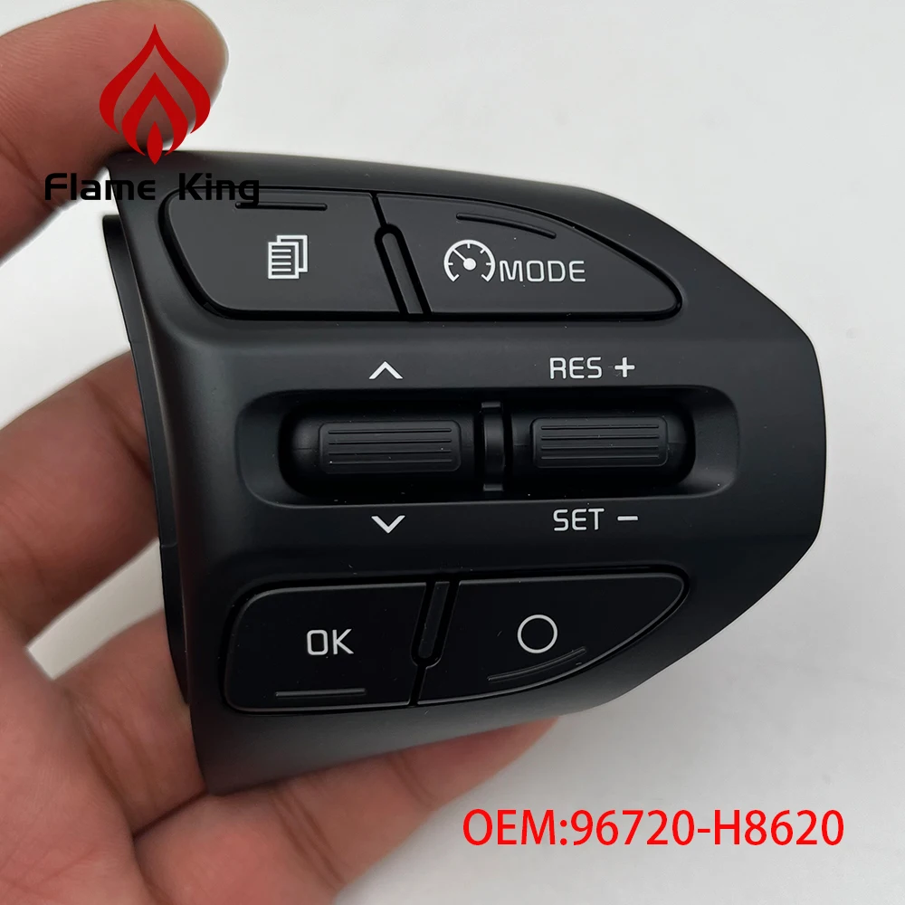 Flame king For Kia K2 RIO X-LINE 4 Original parts Multifunction Steering Wheel Bluetooth Fixed Speed Cruise Control Switch