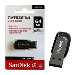 SanDisk USB 3.0 플래시 드라이브, 메모리 스틱, 펜 드라이브, U 디스크, 트랜스메모리 플래시 디스크, 32GB, 64G, 128G, 256GB, 512GB, 최대 100 M/s