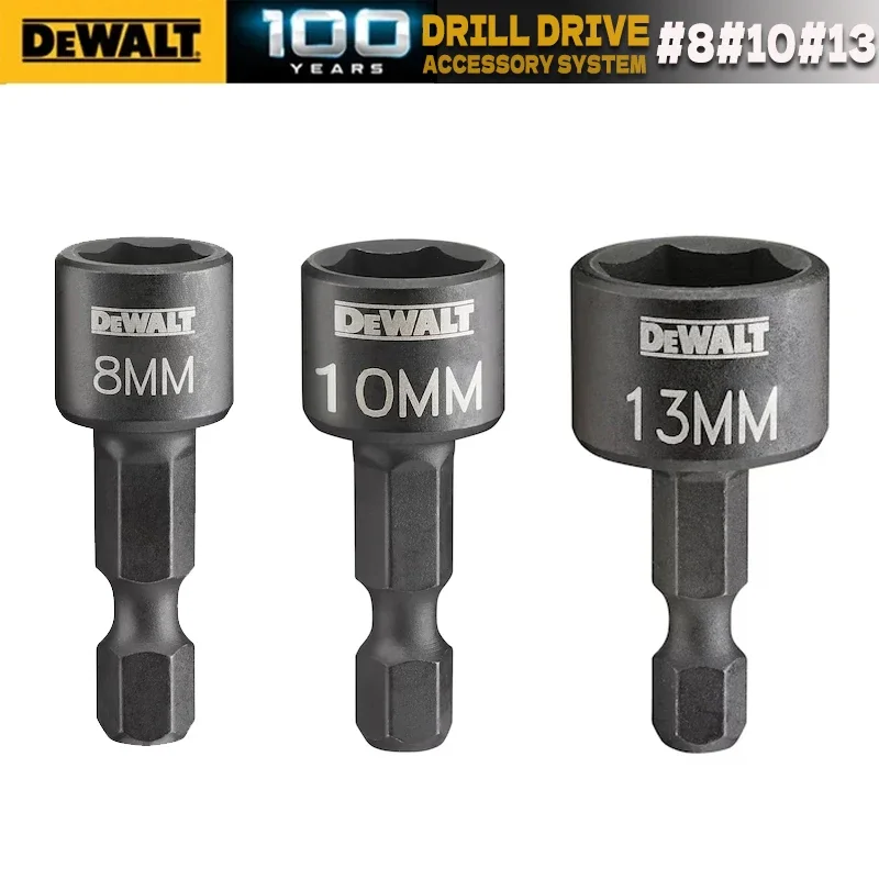 DEWALT N597434/N597284/N597437 Compact Nut 8/10/13MM Electric Driver Hexagonal Magnetic Sleeve Accessories DT7462/DT7463/DT7464