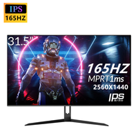 FYHXele 32Inch Monitor 2K 165Hz PC IPS Panel  QHD LED Display Desktop Gaming Computer Screen FreeSync G-Sync MPRT 1ms 2560*1440