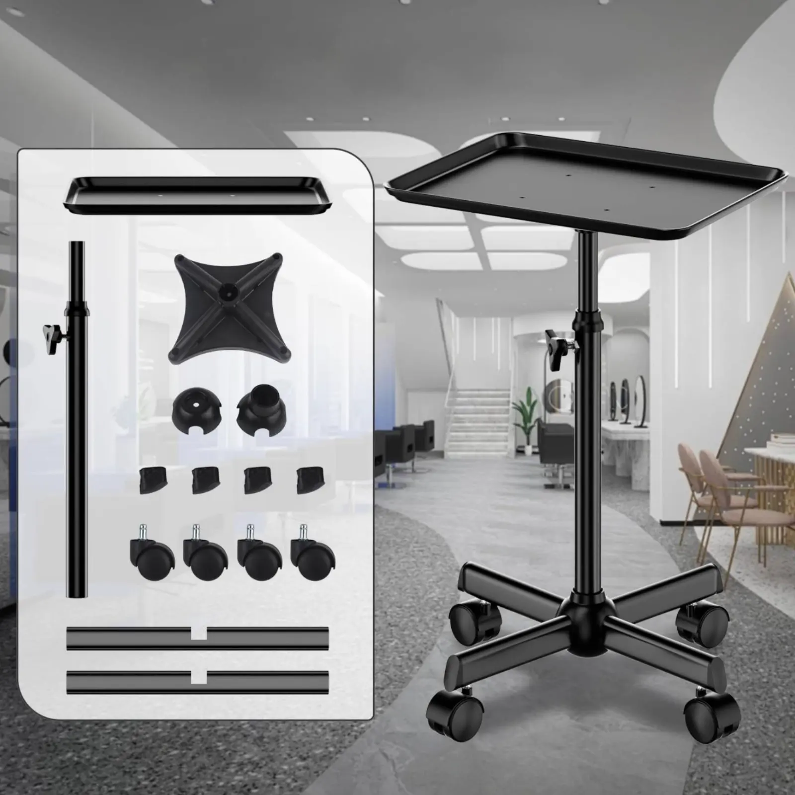 height-adjustable-salon-tray-swivel-casters-mobile-beauty-trolley-tray-for-beauticians-barbershop