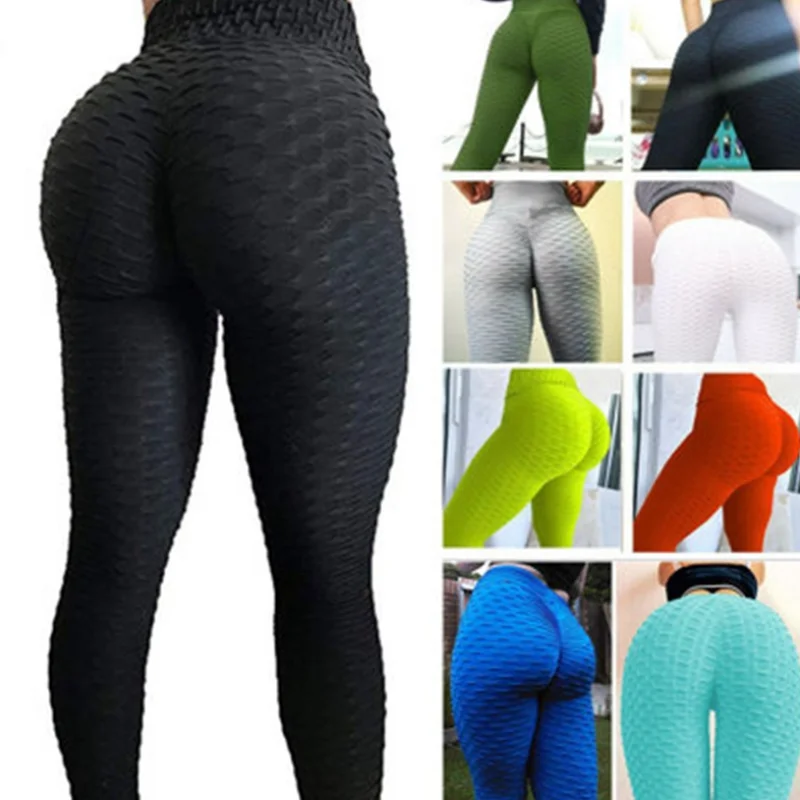 Women's Cheap Sweat Wicking High Elastic Slim Buttocks Bubble Bottoms