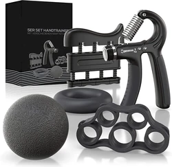 5-60Kg Adjustable Heavy Gripper Fitness Hand Exerciser Grip 5 PCS Hand Trainer Sport Gym Expander Strengthener Crossfit Grips