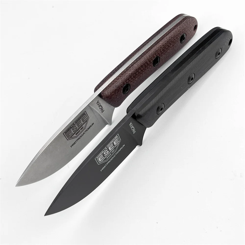 ESEE Fixed Blade Survival Knife Micarta Handle Utility Knife with Kydex Sheath Portable EDC Knife for Camping Hiking Outdoor - view 4