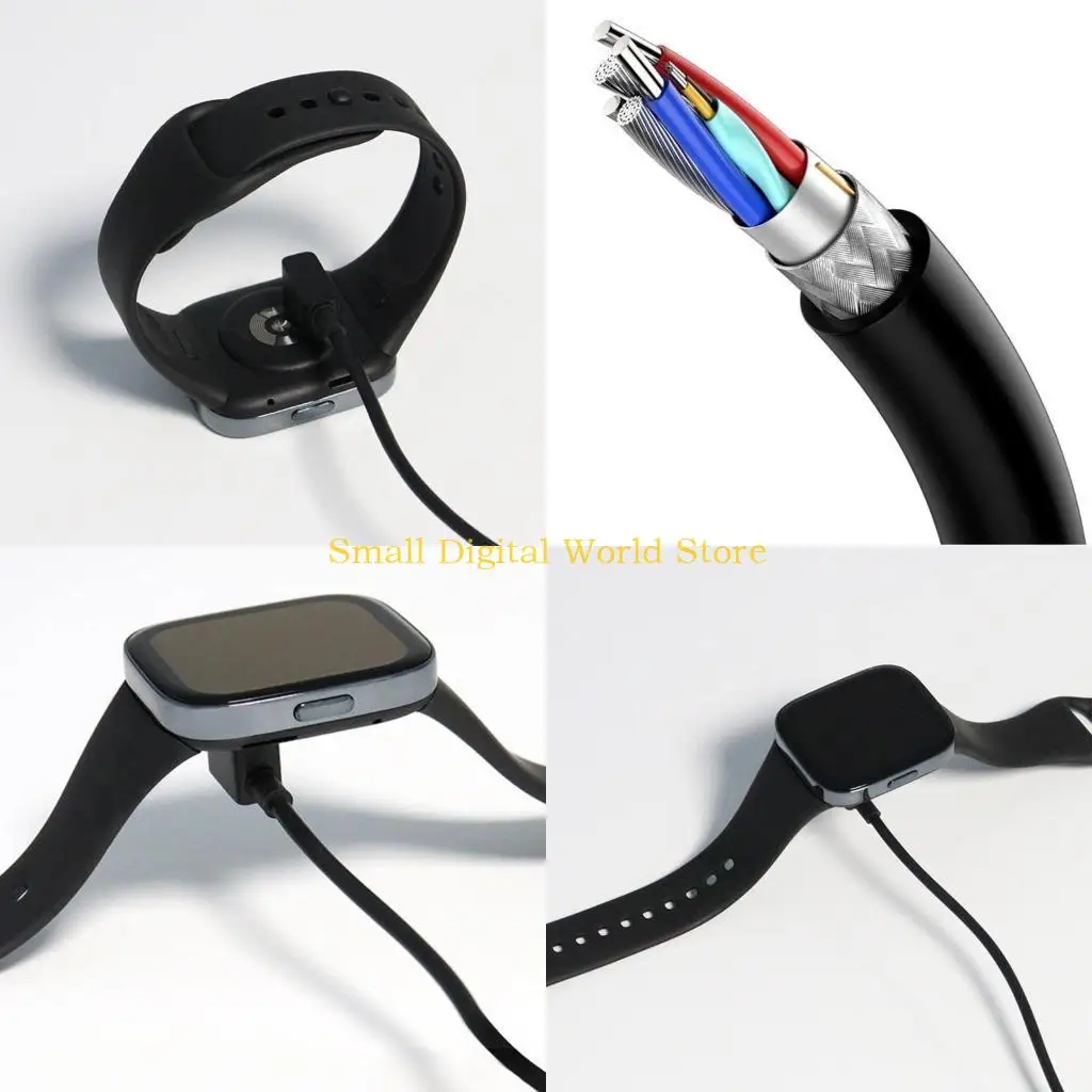 77UB Charger for Redmi Watch3 Smartwatch Fast Charger Magnetic USB Cahrging Cradles Charger Dock