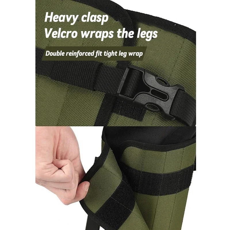 Waterproof Snake Gaiters Leg Guards for Outdoor Camping Travel Hiking Foot Cover with Snake Bite Protection Snow Boot Leg Warmer