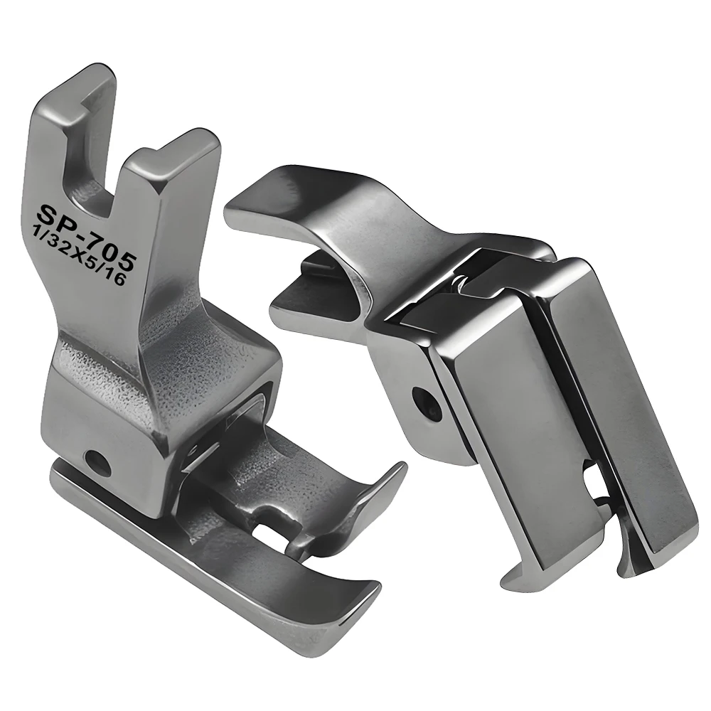 SP-705 High And Low Left Compensated Folder Presser Foot Binder Auxiliary Foot For Industrial Sewing Machine Accessories
