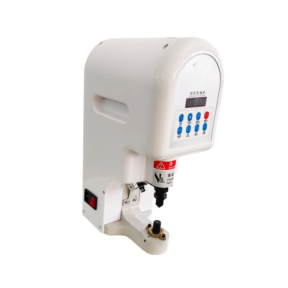 Electronic Automatic Servo Motor Snap Button Machine With Sensor