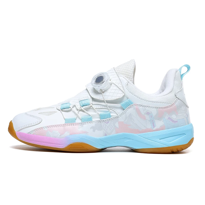 2025 New Badminton Shoes for MAN Indoor Professional Table Tennis Shoes Men  Anti-Slip Men Tennis Shoes White Sport Men