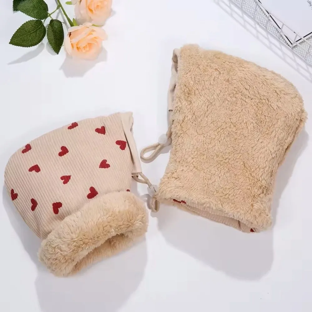 

Fashion Cartoon Printed Bicycle Gloves Windproof Cold Proof Warm Mittens Hands Warmer Scooter Accessory