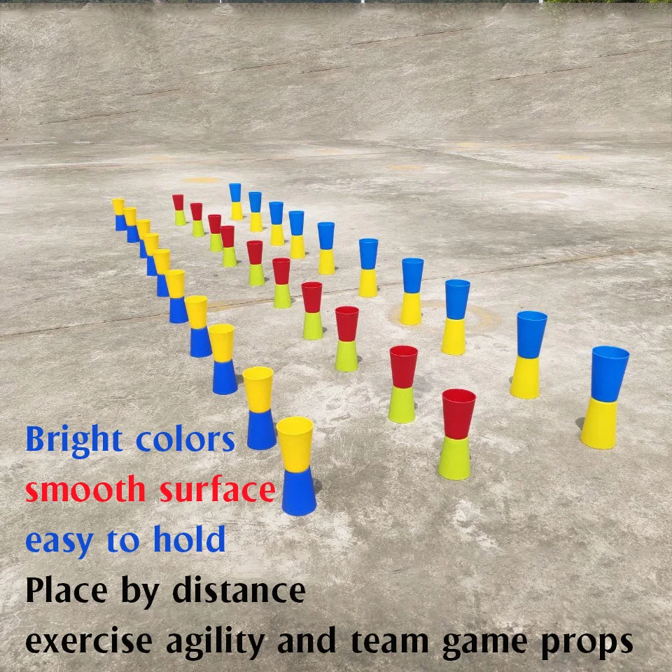 Fun Flip Cup Shuttle Run Rugby Agility Reverse Cone Body Coordination Explosive Training Plastic Basketball Training Football Wa