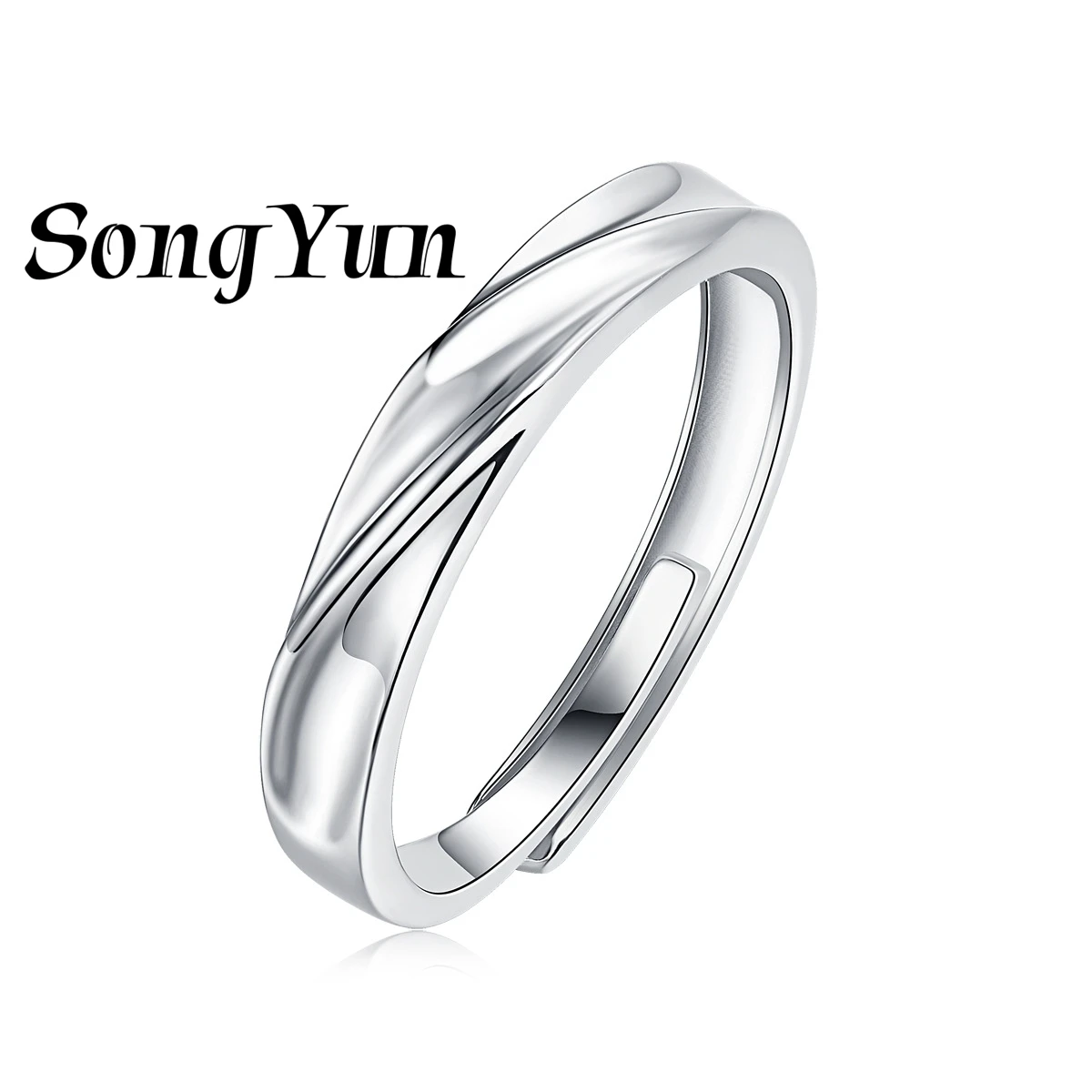 SONGYUN Luxury Jewelry 925 Sterling Silver Ring Brilliant Moissanite Delicate Ring for Her 18K Gold Plated SYT Patent Jewelry
