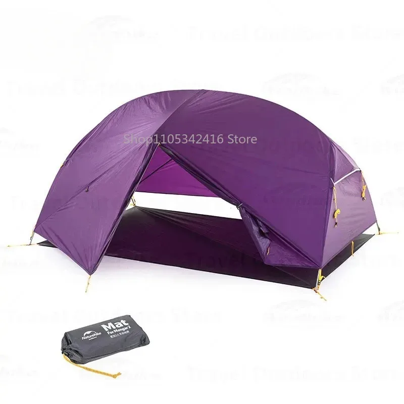 Mongar 2 People Tent Outdoor 15D/20D Nylon Professional Waterproof Camping Tent Ultralight Portable Travel Backpacking Shelter