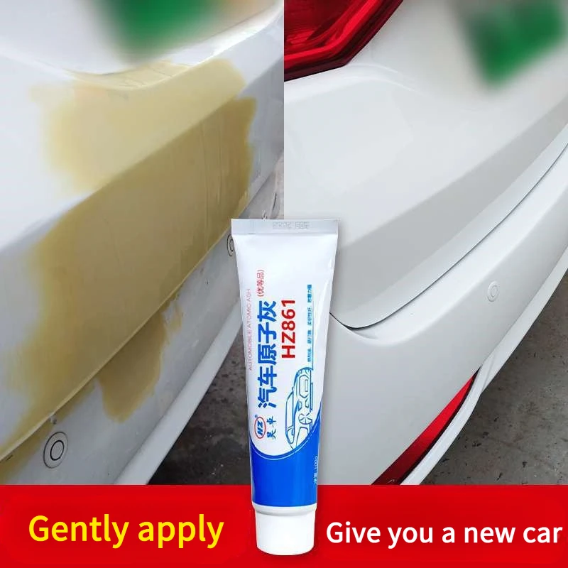 

Паста для шпаклевки Автомобильный атомный серый агент для отверждения Краска для полировки автомобиля Краска для ремонта грязи Паста для железа Шпатлевка Порошок листового металла Серый