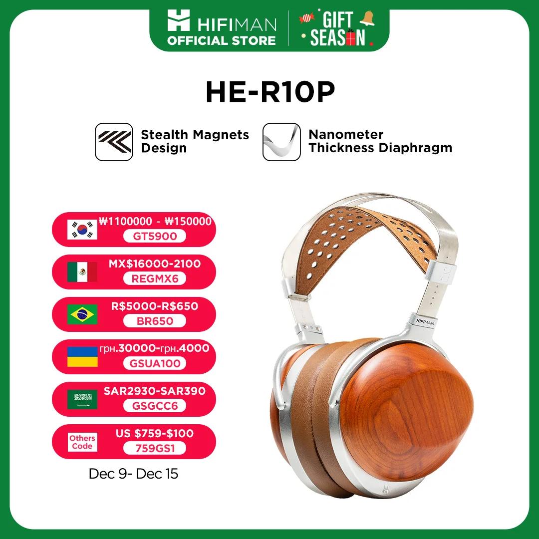 HIFIMAN HE-R10 Planar Version-Stealth Magnets