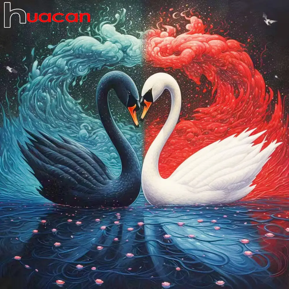Huacan 2025, neue Kollektion, Diamant-Gemälde, Delphin, Himmel, Diamant-Stickerei, Meer, Sonnenuntergang, Mosaik, Kunst, Dekoration, Gemälde
