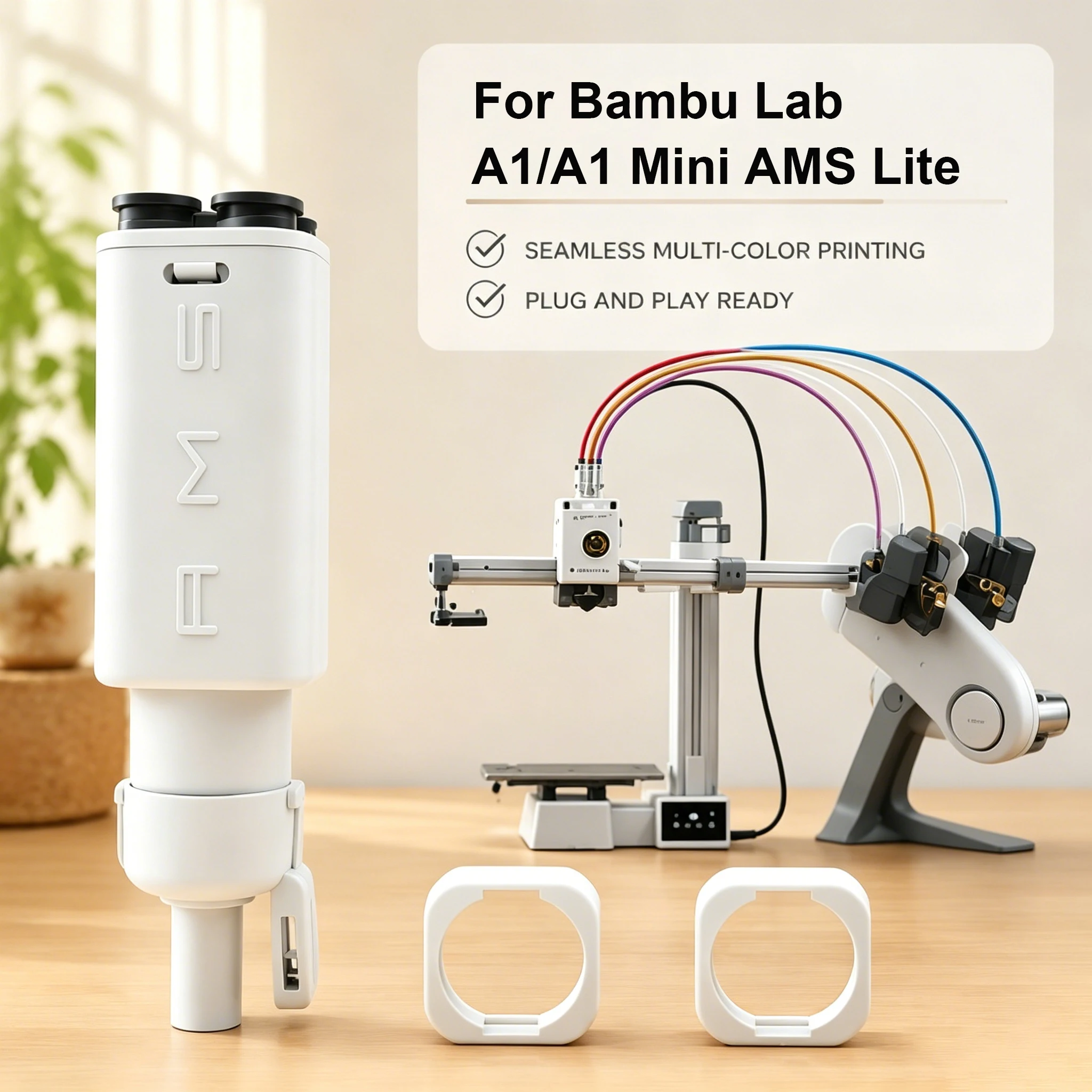 AMS Lite Filament Hub For Bambu Lab A1/A1mini Five way components switch consumables multi-color printing For 3D printer Parts