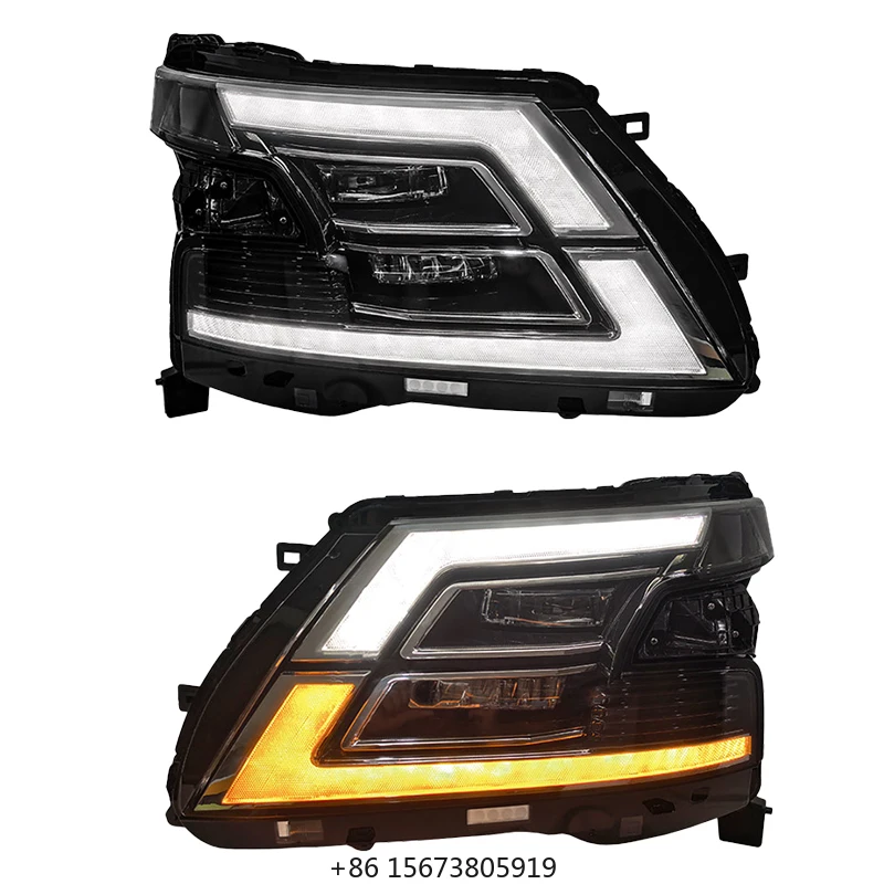 

for Patrol Y62 Headlights 2012 2019 Car Accessories Front Head Lights Lamp Upgrade Plug and Play LED Headlamp