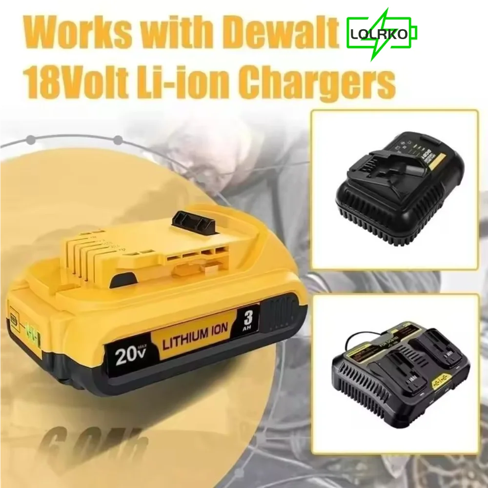 

DCB203 lithium-ion battery 18V 20V 3.0Ah, suitable for DCB205 DCB206 DCB204 DCB200 DCB182 DCB180 DCB230 DCF DCG series