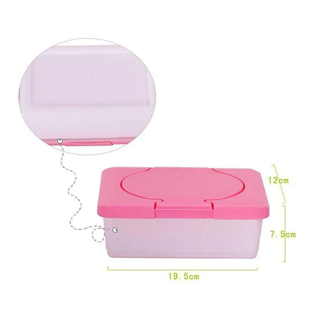 1PC New Holder Container Napkin Storage Baby Wipes Paper Case Home Tissue Wet Tissue Box