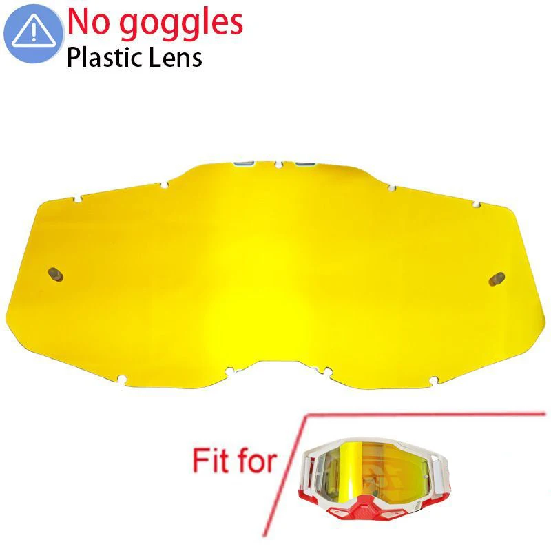 

Lens of Goggles Motorcycle Replaced Accessories for 100% Sunglasses Eyes Protecter for Motor Cycle Dirtbike for 100% Goggle Lens