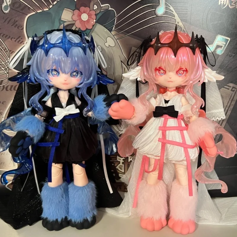 Boneka Movable Luna Seri Moon 12 Titik Mjd Blind Box Mystery Caixa Asli Tersedia, Hiasan Meja, Mainan, Hadiah