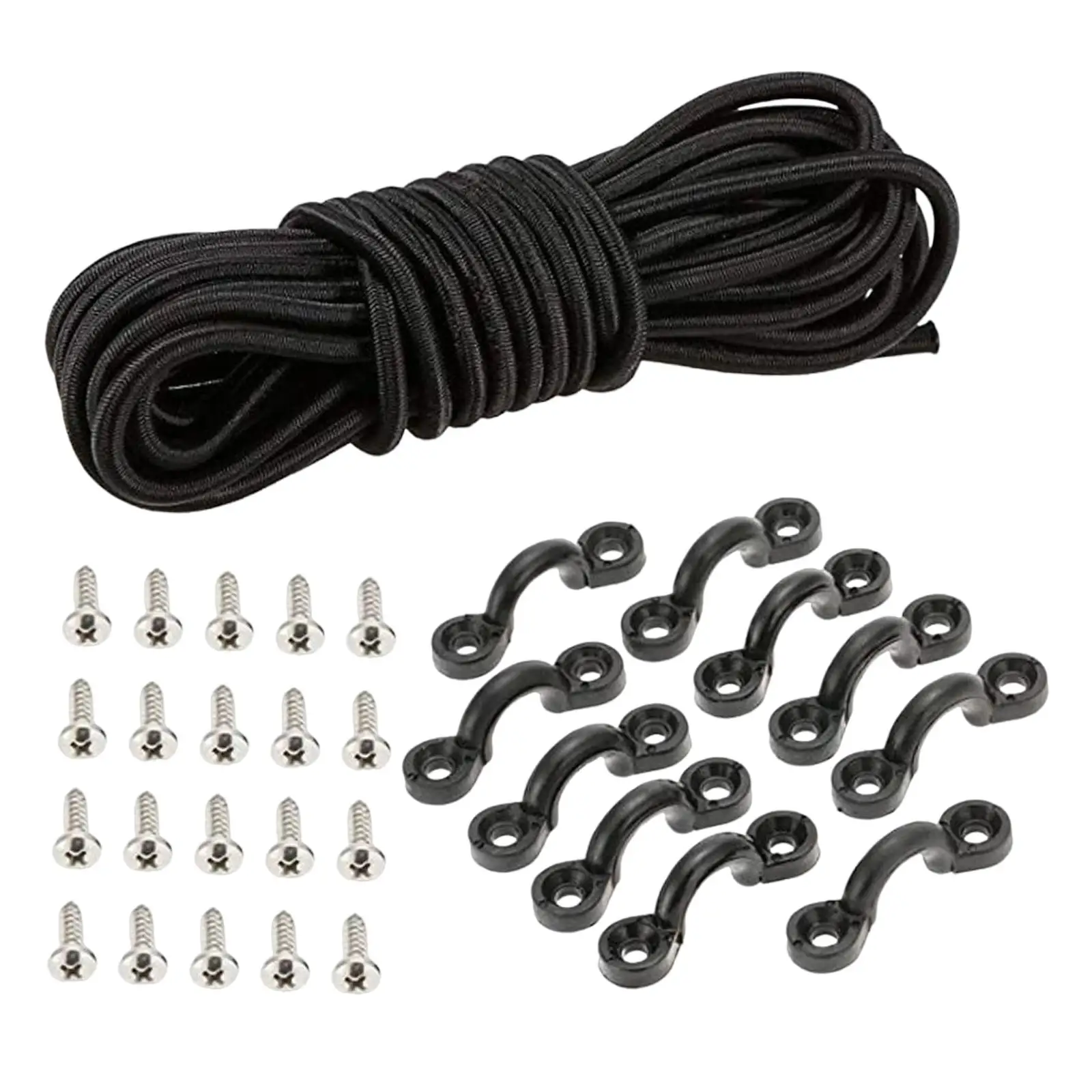 Kayak Deck Rigging Kit Fishing Storage Bungee Kit for Accessories Replacement Parts