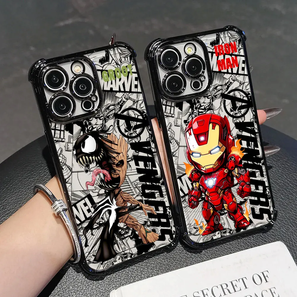 Funda de teléfono Baby The Avenger Marvel Groot para Redmi Note 15 Pro 14 13 12 11 10 A7 Pro Plus 5G Redmi 15A 15 15C 14C 13C, funda suave