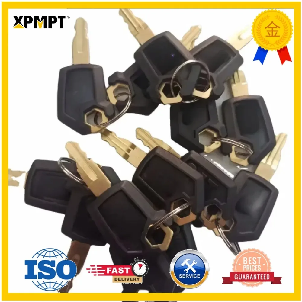 50 Pcs Ignition Lock Key For Caterpillar 5P8500 0964753 0966198 8V4404 9G2777 Excavator Loader