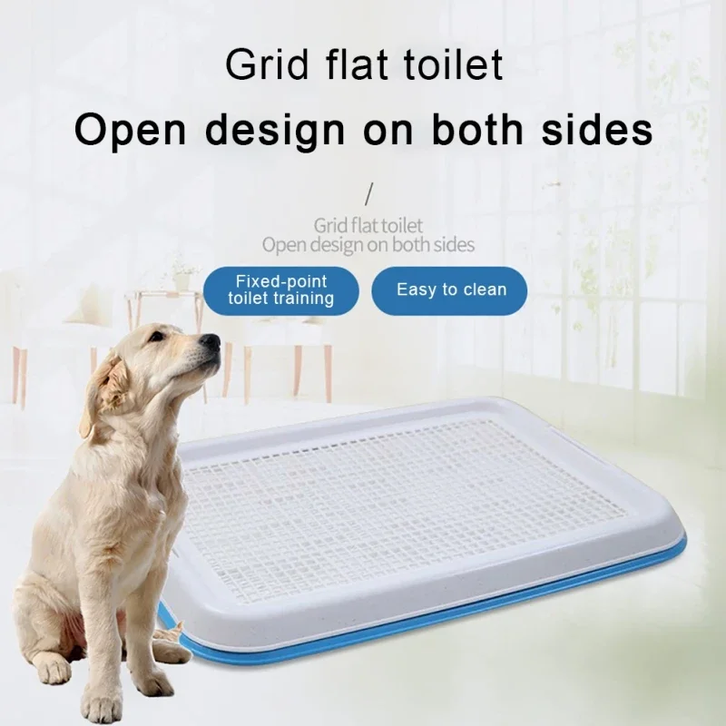 Pet Toilet Mat Dog Cat Training Toilet Tray Mat Indoor Lattice Puppy Potty Bedpan Pee Pad Dog Accessories