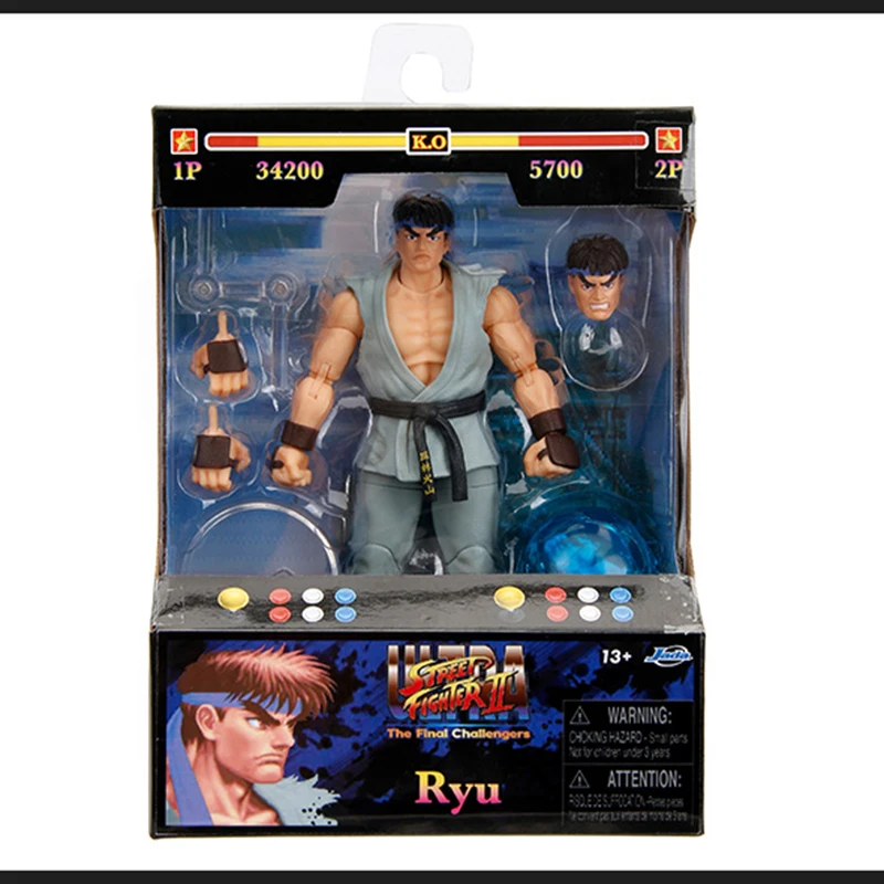 

In Stock Genuine 1/12 Street Fighter Figure Hoshi Ryu Violent Ken 6-Inch Evil Ryu Action Figure Collectible Toy Gift