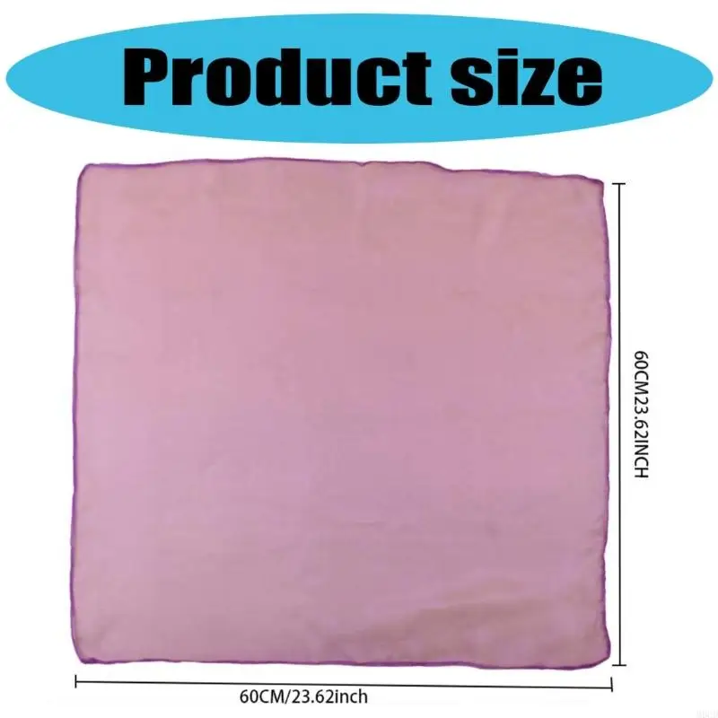 M6CD Colorful Hair Scarf Classical 50s Fashion Square Design Silk Disfrute comodidad