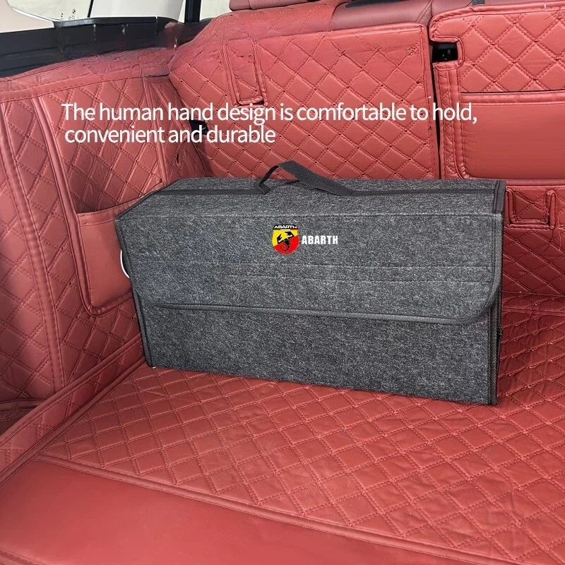 

Anti Slip Car Trunk Organizer Soft Felt Storage Box Car For Abarth UNO Astra Bravo Panda Linea Freemont Strada Doblo