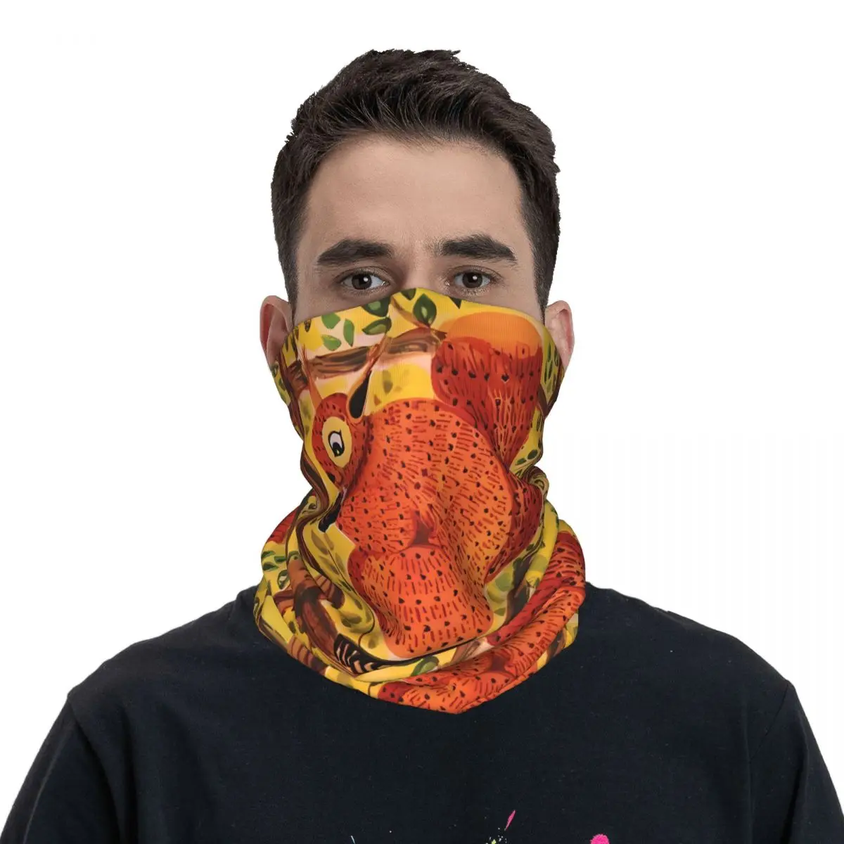 Eekhoorn Sjaal Halsdoek Hals Gezichtsmasker Polyester