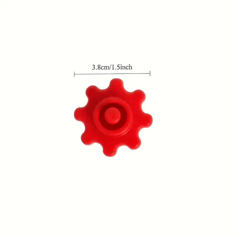 Gear Style Tube Caps Leak Proof Reusable For Silicone Sealant Caulking Gun Air Tight Plastic Seal Long Term Storage