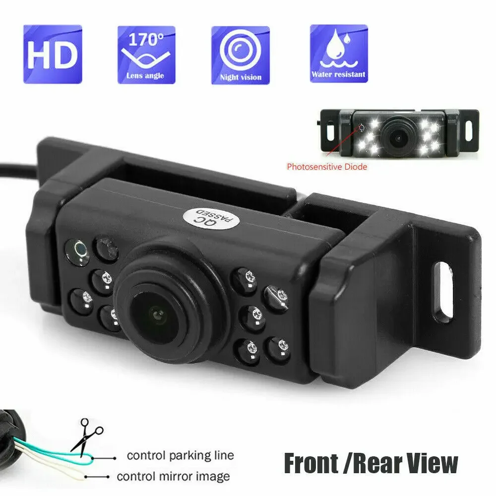 

Backup Reverse Camera Waterproof Car Front Rear View Parking HD Night Vision CAM