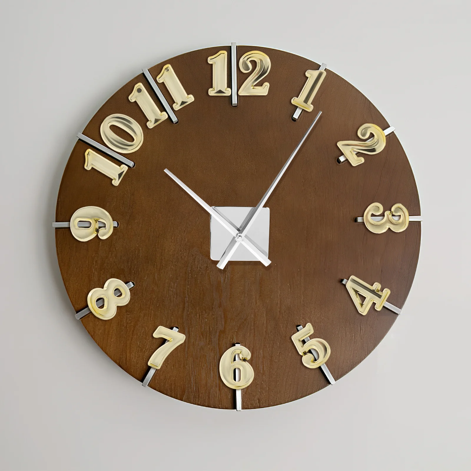 

5 set 5 Sets Pcs Arabic Kit Diy Digital Numbers Replacement Golden Large Clock Numbers Plastic Wall Clock Accessories