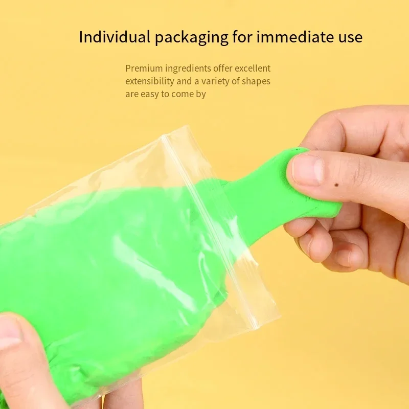 어린이 감각 놀이를위한 50g 라이트 폴리머 모델링 클레이 DIY Craft Air Dry Fluffy Slime Project