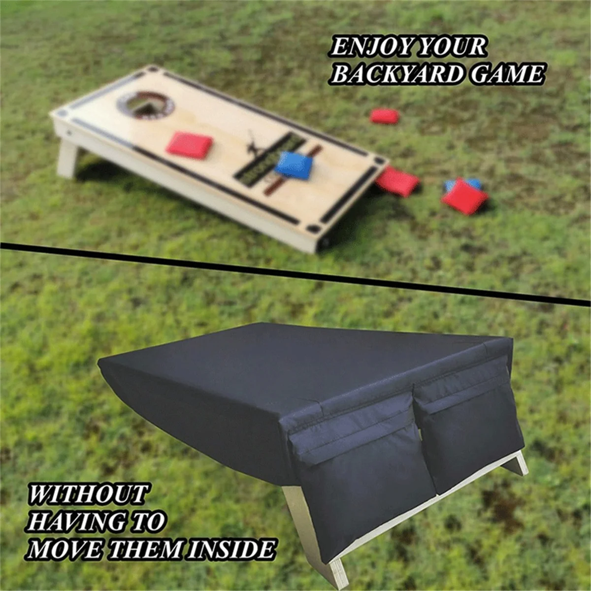 ABJZ чехол для мешка с песком, чехол для игровой доски с мешком с песком и сумкой для хранения, чехол для игровой доски, подходит для доски 2x4 фута