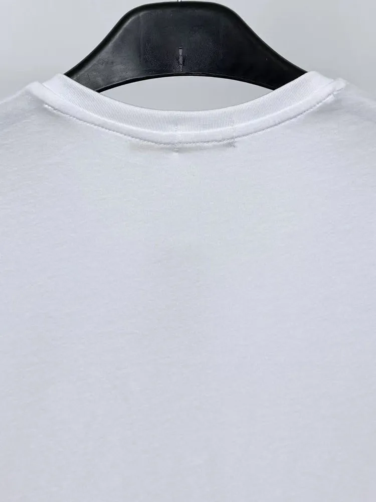 Bawełniana bluzka damska z dekoltem w serek, codzienna letnia, uniwersalna, prosta, w stylu amerykańskim, wygodna, oddychająca, odprowadzająca pot...