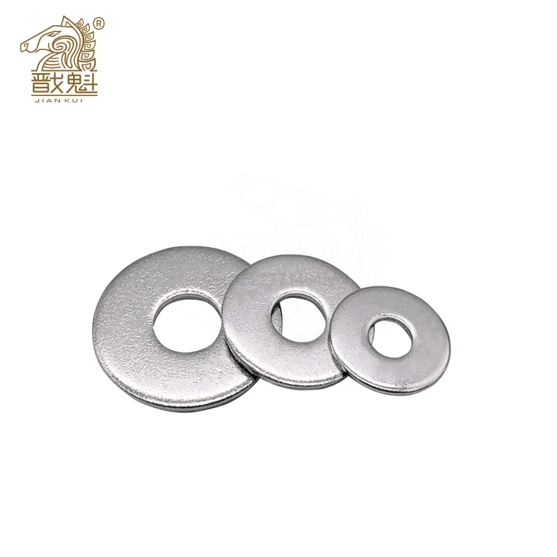 5/50X M2.5 M3 M3.5 M4 M5 M6 M8 M10 M12 M14 M16 A2-70 304 Stainless Steel Large Size Oversize Big Wider Flat Washer Plain Gasket