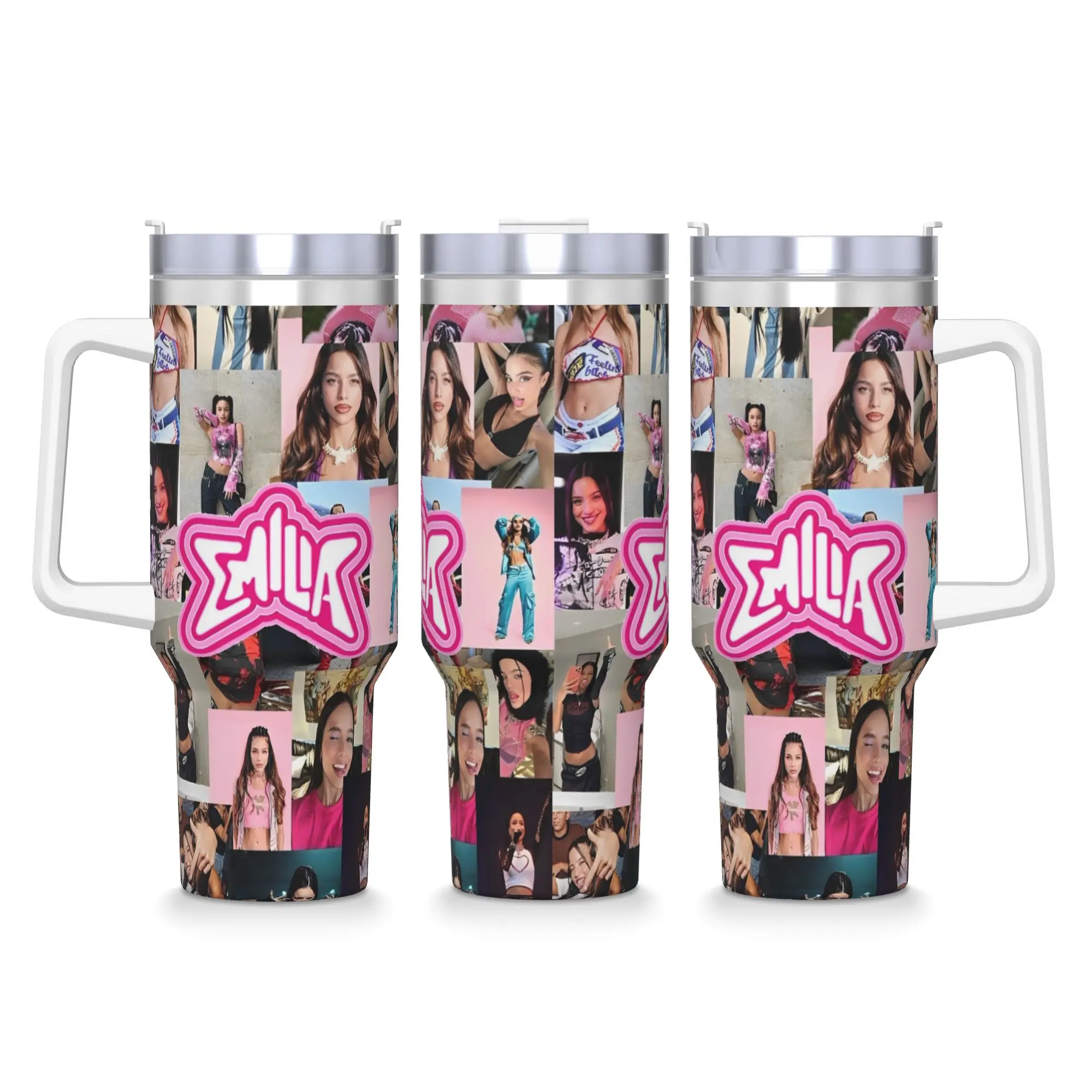 

Singer Emilia Mernes MP3 Tour кружки чашка с соломинкой дорожная бутылка для горячих напитков воды герметичная кружка для кофе большой емкости